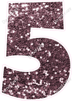 30" Individuals - Mauve Sparkle