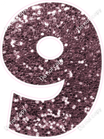 30" Individuals - Mauve Sparkle