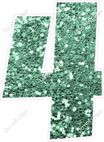 30" Individuals - Sea Foam Sparkle
