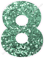 30" Individuals - Sea Foam Sparkle