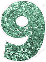 30" Individuals - Sea Foam Sparkle