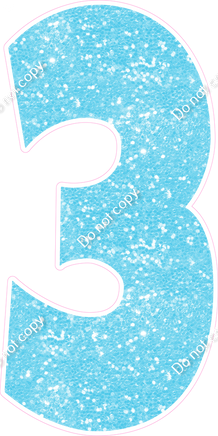 LG 47" Individuals - Sparkle Baby Blue 3