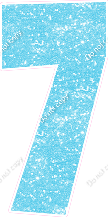 LG 47" Individuals - Sparkle Baby Blue 7