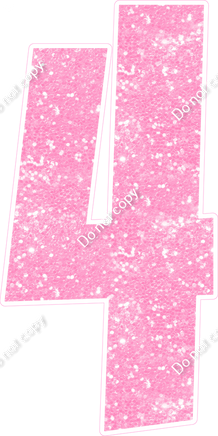 LG 47" Individuals - Sparkle Baby Pink 4