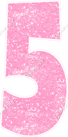 LG 47" Individuals - Sparkle Baby Pink 5