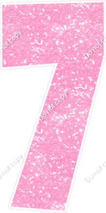 LG 47" Individuals - Sparkle Baby Pink 7