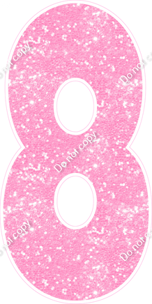 LG 47" Individuals - Sparkle Baby Pink 8