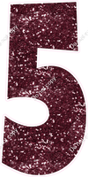 LG 47" Individuals - Sparkle Burgundy 5
