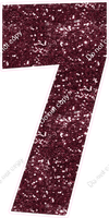 LG 47" Individuals - Sparkle Burgundy 7
