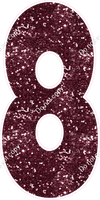 LG 47" Individuals - Sparkle Burgundy 8