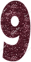 LG 47" Individuals - Sparkle Burgundy 9