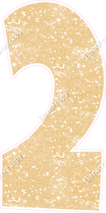 LG 47" Individuals - Sparkle Champagne 2