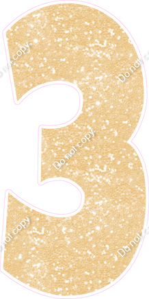 LG 47" Individuals - Sparkle Champagne 3