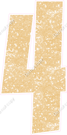 LG 47" Individuals - Sparkle Champagne 4