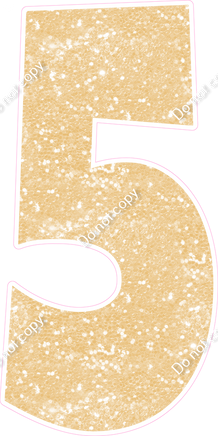 LG 47" Individuals - Sparkle Champagne 5