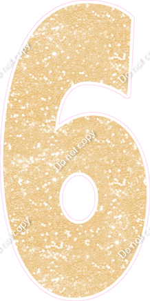 LG 47" Individuals - Sparkle Champagne 6
