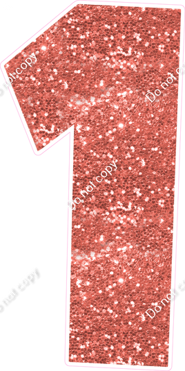 LG 47" Individuals - Sparkle Coral 1