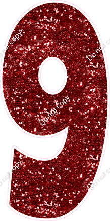 LG 47" Individuals - Sparkle Crimson 9