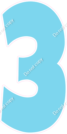 LG 47" Individuals - Flat Baby Blue 3