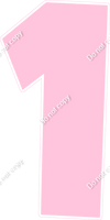 LG 47" Individuals - Flat Baby Pink 1