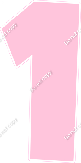 LG 47" Individuals - Flat Baby Pink 1