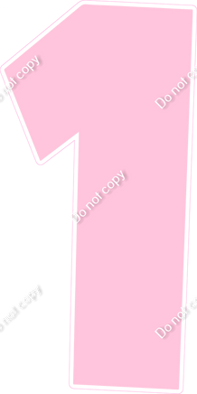 LG 47" Individuals - Flat Baby Pink 1
