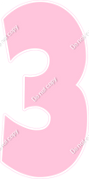 LG 47" Individuals - Flat Baby Pink 3