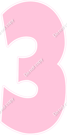 LG 47" Individuals - Flat Baby Pink 3