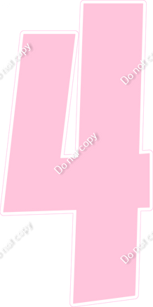 LG 47" Individuals - Flat Baby Pink 4