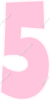 LG 47" Individuals - Flat Baby Pink 5
