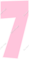LG 47" Individuals - Flat Baby Pink 7