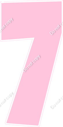 LG 47" Individuals - Flat Baby Pink 7