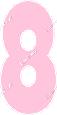 LG 47" Individuals - Flat Baby Pink 8