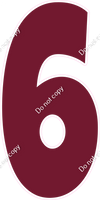 LG 47" Individuals - Flat Burgundy 6