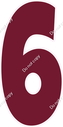 LG 47" Individuals - Flat Burgundy 6