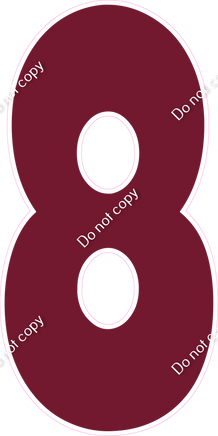 LG 47" Individuals - Flat Burgundy 8
