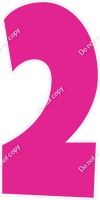 LG 47" Individuals - Flat Hot Pink 2