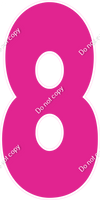 LG 47" Individuals - Flat Hot Pink 8
