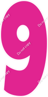 LG 47" Individuals - Flat Hot Pink 9
