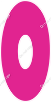LG 47" Individuals - Flat Hot Pink