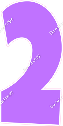 LG 47" Individuals - Flat Lilac 2