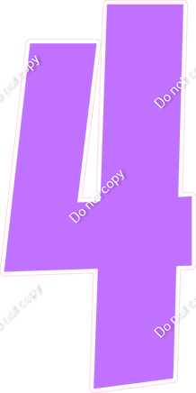 LG 47" Individuals - Flat Lilac 4