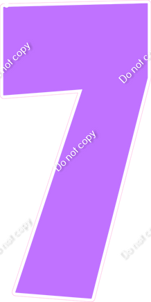 LG 47" Individuals - Flat Lilac 7