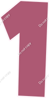 LG 47" Individuals - Flat Mauve 1