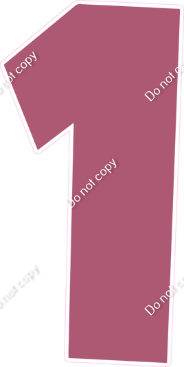LG 47" Individuals - Flat Mauve 1