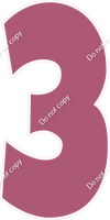 LG 47" Individuals - Flat Mauve 3