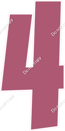 LG 47" Individuals - Flat Mauve 4