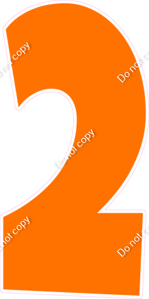 LG 47" Individuals - Flat Orange 2