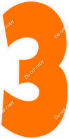 LG 47" Individuals - Flat Orange 3