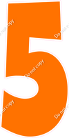 LG 47" Individuals - Flat Orange 5